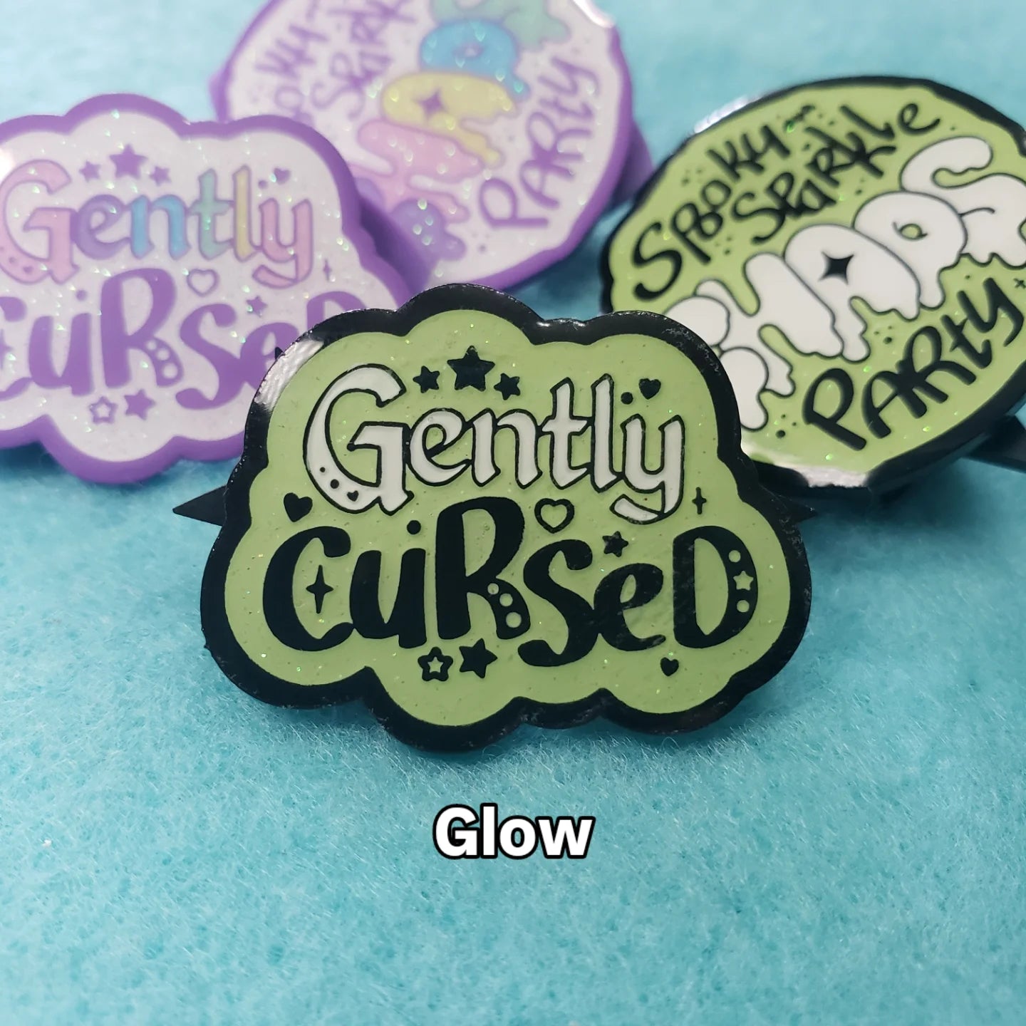 Gently Cursed Enamel Pins