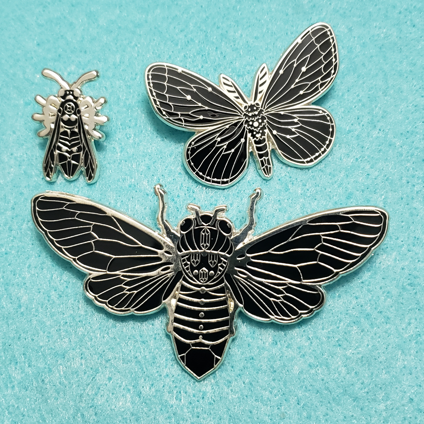Cicadamancy Enamel Pins