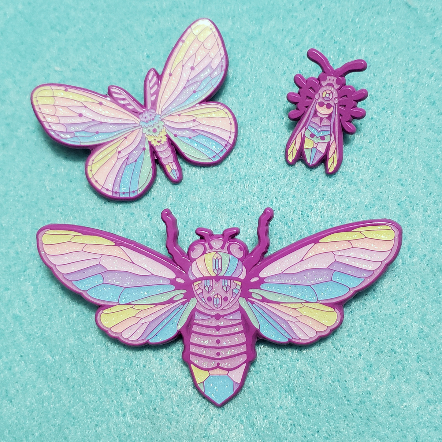 Cicadamancy Enamel Pins