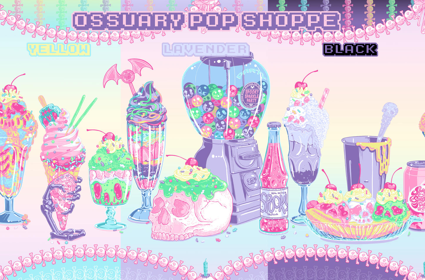 Pre-order Ossuary Pop Shoppe Black JSK