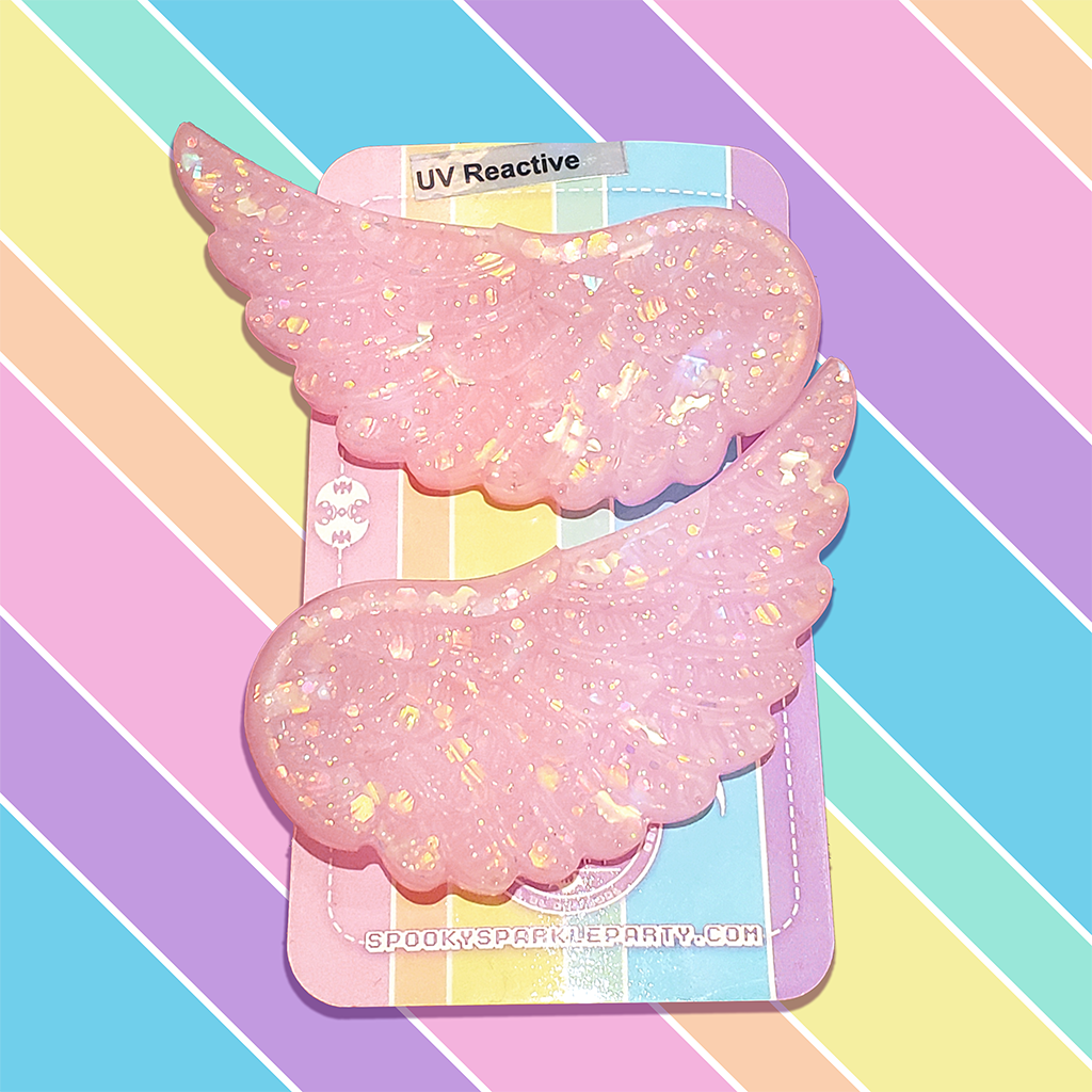 Pink Wing Clips large