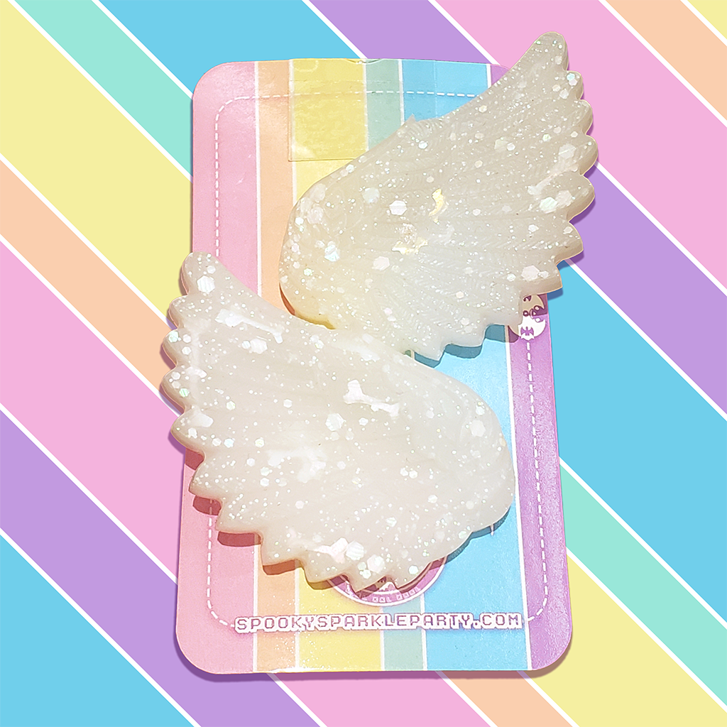 White Wing Clips small