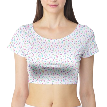 MTO Ossuary Pop Shoppe Crop Top Sprinkle