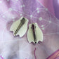 One pair white cicada clips