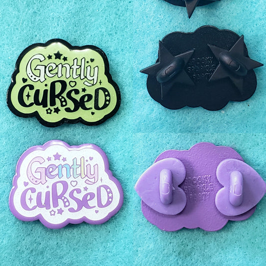 Gently Cursed Enamel Pins