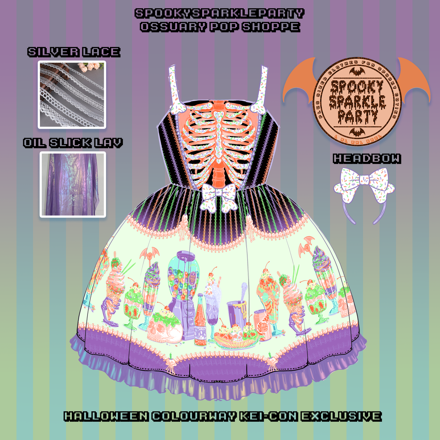 HALLOWEEN Pre-Order Ossuary Pop Shoppe (Kei-Con Exclusive, pickup at Kei-Con)