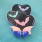 Bat Heart Balloon Acrylic Pin
