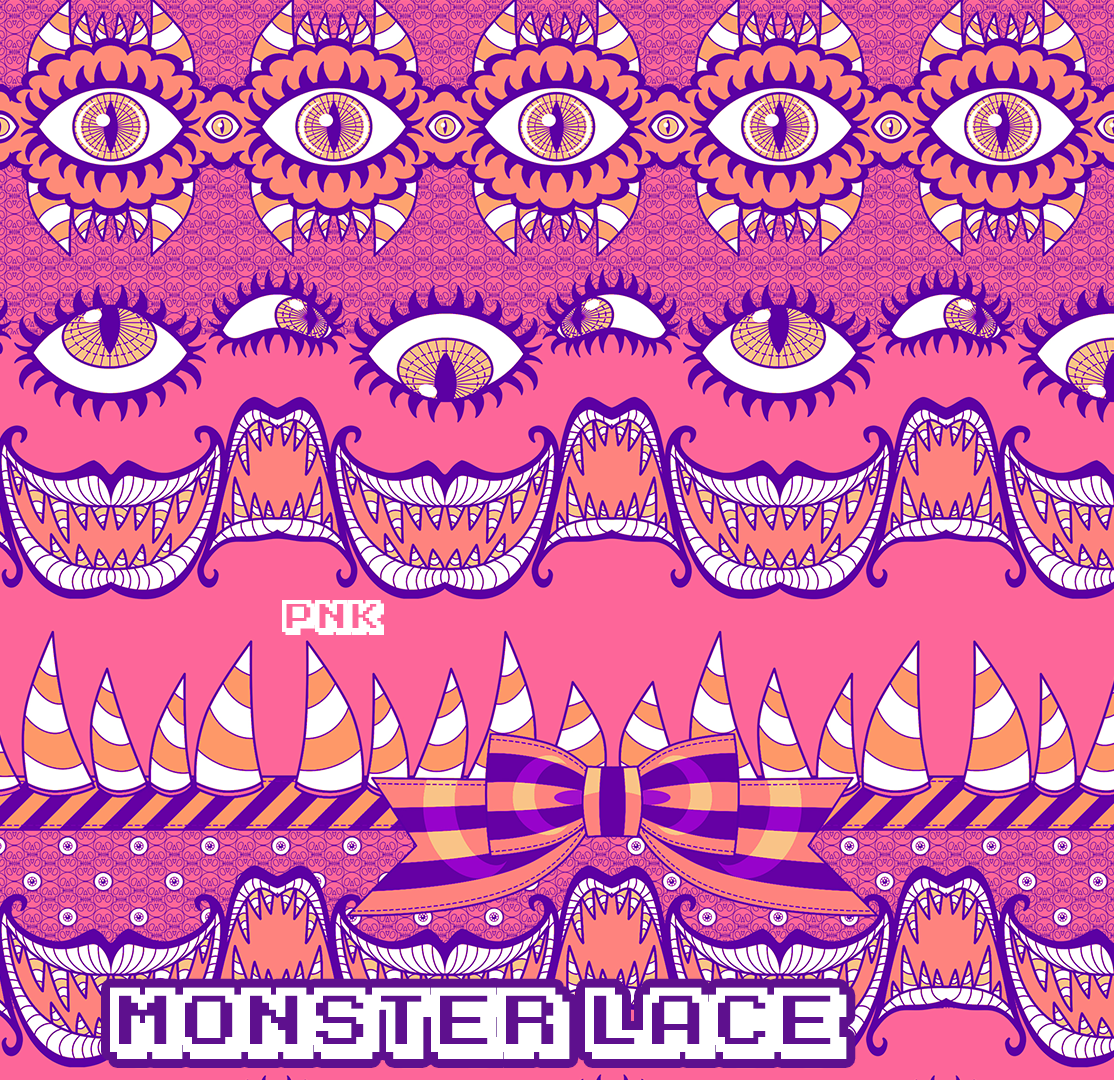 Monster Lace UV Pink JSK Size 3