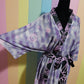 Batgic Circle Violet Chiffon Robe