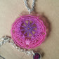 Batgic Circle Necklace Pink